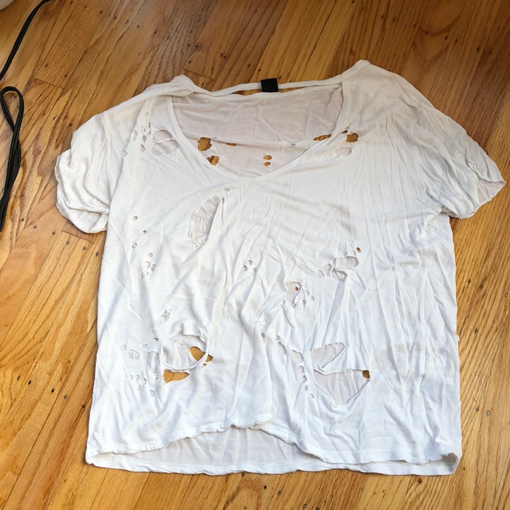 The Classic USA ripped t-shirt (size: M)